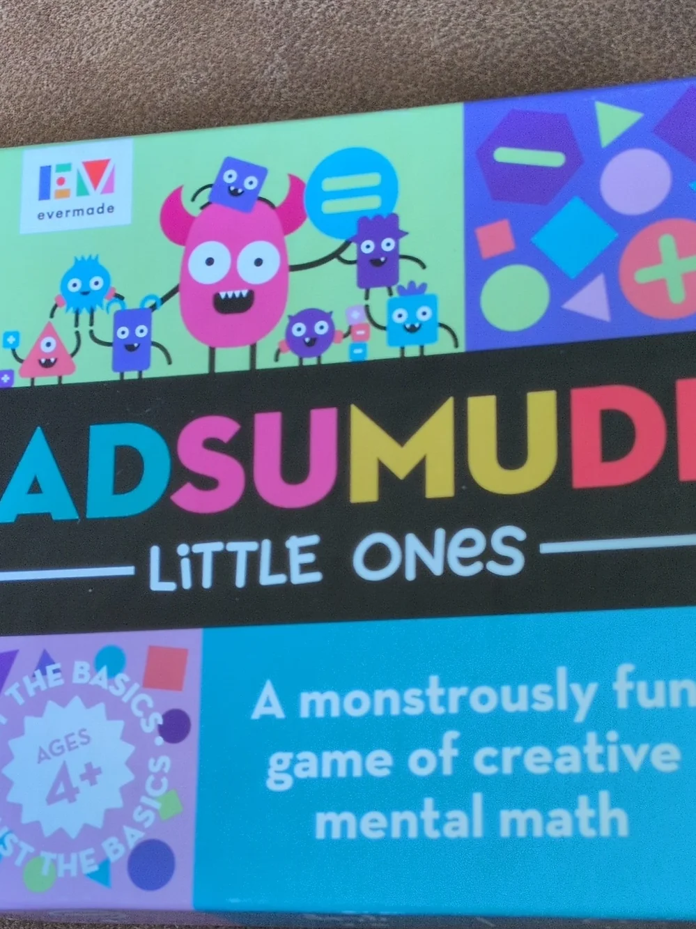 Evermade Addsumuddle Little Ones Kids Math Game Homeschool